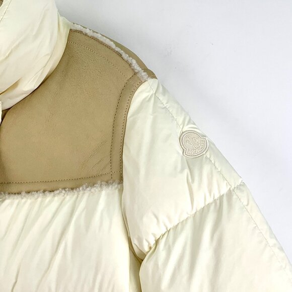 Moncler 22 Jotty Collection off-white logo patch down jacket - Picture 3 of 9